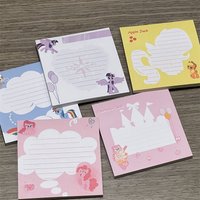 My Littles Ponys Sticky Notes Kids Back To School Anime Memo Pad Student Writing Kawaii Stationery Office Accessories Child Gift
