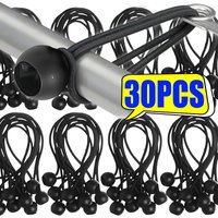 Tent Fixing Tarpaulin Awning Canopy Heavy Duty Tarp Tie Down for Shelter Cargo Outdoor Elastic Ball Rope Bungee Cords Portable