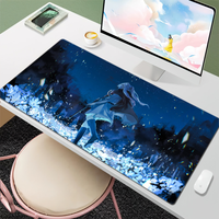 Japan Hot F-Frieren Cute Mouse Pad Desk Mat Large Non-slip Anti-fray Keyboard Ergonomic Office Rubber PC Home Custom