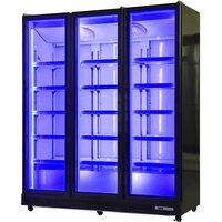 custom.Big Capacity Commercial Upright Refrigerator Supermarket Beverage Showcase