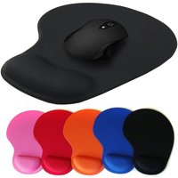 Comfortable mouse pad with wrist support, solid-color mouse pad, wrist guard mouse pad, practical mouse pad