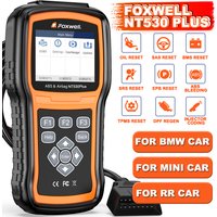 FOXWELL NT530 PLUS for BMW Bidirectional Diagnostic Scan Tool All System 35+ Reset OBD2 Scanner Automotive Code Reader