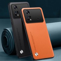 Luxury PU Leather Case For Xiaomi Poco M4 Pro 4G Back Cover Silicone Shockproof Full Protection Phone Case For PocoM4 Pro 4G