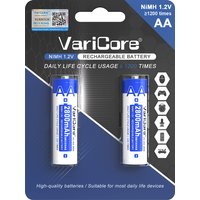 AliExpress VariCore AA 2800mAh 1.2V Ni-MH Rechargeable Batteries High Capacity for Digital Camera/RC Toy/Flashlight Long Cycle Life Eco-Fr
