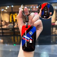 For BMW F20 G20 G30 X1 X3 X4 X5 G05 X6 X7 G11 F15 F16 G01 G02 F48 G30 Fashion Protective Key Chain Bag Keyless Keychain Case