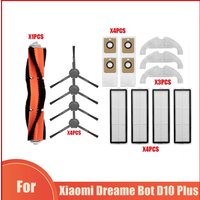 Replacement For Xiaomi Dreame Bot D10 Plus RLS3D Robot Vacuum Cleaner Main Brush Side Brush Hepa Filter Mop Dust Bag Spare Parts