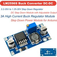 1-10 pcsLM2596S DC-DC Buck Converter 3.2-35V in 1.25-30V out Power Module High Efficiency Adjustable Voltage Regulator for DIY