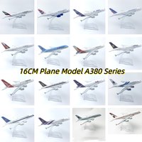 1/400 Scale Plane Model A380 Airways Series Alloy Aircraft Diecast 16cm A380 Airplane Models Children Toys Souvenir Decoration