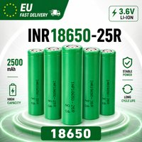 18650 Inr25R 2500mAh 3,6V Li-Ion wiederaufladbare Batterie, 20A Hochleistungs-Zelle und stabile Leistung, für Batteriepacks und Werkzeuge, schneller Versand aus Polen, EU-Lager, europäischer Bestand.