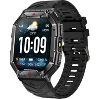 Sports Smart Watch for Men 650mAh BT Call Compass Waterproof Blood Monitoring KR82 Smartwatch
