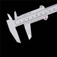 1Pc 6 Inch 150mm Plastic Ruler Sliding Gauge Vernier Caliper Jewelry Measuring Tool‘
