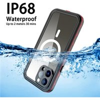 Waterproof Case for iPhone 16e 11 12 13 14 15 16 Pro Max Plus 13 12 XR XS 360 Full Protection Diving Swim Water Coque For 13Pro