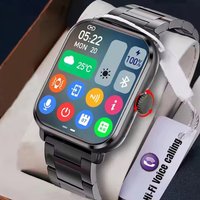 Smart Watch Men 2.01'' AMOLED Screen Waterproof Multiple Sport Mode Fitness HD Bluetooth Call Smartwatch Men Women Bracelet Hw12