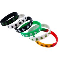 Punk Minimalism Maple Leaves Creative Sports Wristband Waterproof Wristband Bangle Maple Leaf Bracelet Silicone Bracelet