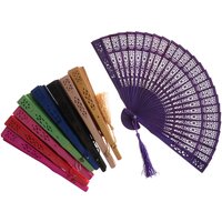 Vintage Folding Fan Hand Fans for Women Dance Fan Wooden Fold Fan Dancing Hand Fans Wedding Gift for Guests Party Decorations