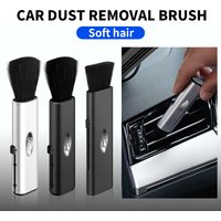 Car Styling Interior Dust Cleaning Soft Brush Dust Removal Auto Accessories For Ford Fiesta mk7 Focus mk2 mk4 Mustang Ranger ST