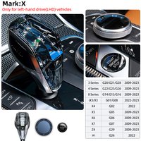 Car Crystal Gear Shift Knob Lever Short Rod Type For BMW G20 G21 iX3 G08 X3 G01 X6 G06 X7 G07 X5 G05 With Start Volume Button