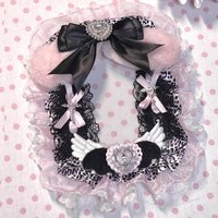 1PC DIY finished product supports ACG character photos, Guka display, pain pack, filling decoration, lace photo card holder