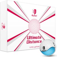 Caiton - Ultra-long distance golf ball, double core, aerodynamic design, flight increased by 40 yards +, 12/6/3pcs(opt)