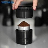 JUSTINLAU Cyclone Coffee Powder Dispenser for Moka Pot Adaptive Height Coffee Distributor Reusable Powder Leveler Barista Tools
