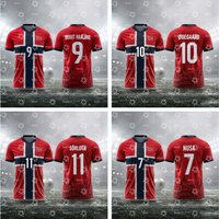 2026 Norwegian national team football jersey Soccer Kit Summer Sports Men's T-Shirt Kid's Clothing Tee Woman Cycling Jersey