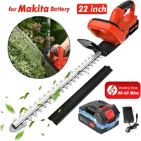 21V Cordless Hedge Trimmer 22 Inch Electric Hedge Trimmer with 3.0Ah Battery & Charger with Dual Action Blade 3/5" Cut Capacity