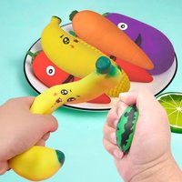 Cute Watermelon Squishy Fidget Adult Slow Rebound Decompression Toys Anti-Stress Fruits Banana Model Stress Relief Squeeze Toys