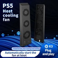For PS5 Gaming Console Universal Cooling Fan PS5 Console Cooling Fan With LED Lights, Silent Noise Reduction Fan