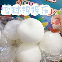 2023 Snowball Squeeze Pinch Fidget Toy Stress Ball Adult Decompression TPR Slow Rebound Girl Toy Funny Gift Toys For Kids