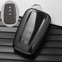 New Transparent Soft TPU Car Key Case Cover for Toyota Prius Camry Corolla C-HR CHR RAV4 Prado 2018 Accessories Key Covers