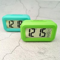 LED Digital Alarm Clock Mini Multifunction Calendar Date Week Backlight Snooze Temp 3 Alarms Desktop Table Bedroom Office Decor
