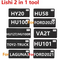 Lishi 2-in-1 HY20 HU58 for LAGUNA3 for FORD2021 HU100 VA2T HU100R TOY2 HU101 For Ford Transit 2021+ For Citroen For Peugeot