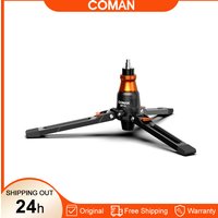 COMAN MT10 Aluminum Alloy Tripod Stand With 3/8" Screw Monopod Base For DSLR Camera Desktop Tripod Photography Adapter