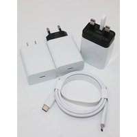 30W USB-C PD Fast Charger EU/US/UK For Google Pixel 4A 5A 6A 7A 8A 9A 6 7 8 9 10 Pro XL Fold 4XL Compatible With USB-C Devices