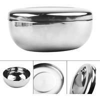 Stainless Steel Rice Bowl For Home, Kitchen, Party, Outdoor Camping, Hiking, Picnic BBQ Traditional Bowl With Lid