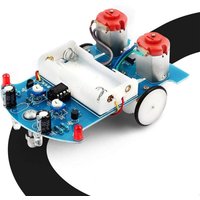 Smart Car Soldering Project Kits D2-5 Smart Tracking Robot Car Sets Soldering Learning Electronics Set for DIY Electronics