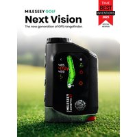 MILESEEY GenePro G1 Golf Rangefinder with Touchscreen & GPS, 43000+ Preloaded Courses, 1300 Yards Range finder , 600yd Flag-Lock