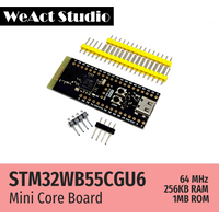 WeAct STM32WB55CGU6 STM32WB55 STM32WB STM32WB55CG BLE-5.4 802.15.4 Zigbee Thread Matter USB AES-256 Core Board Demo Board