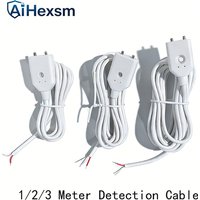 1M/2M/3M Wired Water Leakage Alarm Detector Sensor NO Signal Cable For Bathroom Kitch WIFI Water Sensor With Two Metal Poles