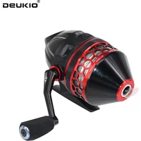 DEUKIO Fishing Reel Slingshot Compound Bow Hunting Speed Ratio 4.0:1 Closed Reel Metal Coil Wheel