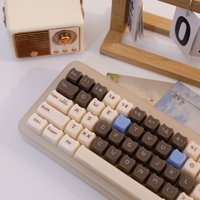 140-key Siamese cat Keycap Cat-shaped UV Process MAO Contour Compatible with MX for Keyboard Fit 61/64/68/87/96/104/108