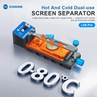 SUNSHINE LS6 Pro 0–80℃ Hot and Cold Dual Screen Splitter Large Base Plate For IP17 Series and all Android/IP Models Repair Too image 4