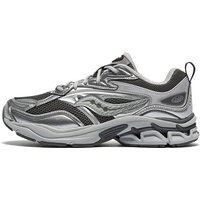 POIZON Saucony GRID FUSION Support Low top Casual Running Shoes Unisex Silver Gray S79063-7