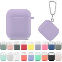 TPU Silicone Earphone Cover For AirPods 1th 2th Generation Headphone Protective Case For Apple AirPods 2 1 Accessories With Hook