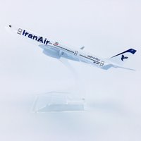 Kids Toys For Boys 1/400 Scale Diecast Alloy Aircraft 330 A330 Iran Air 16cm Plane Model Aircraft Decoration Children Gift