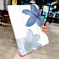 Pure&noble/elegant&fragrant Lily PAD CASE For iPad pro 10/11/2020/6th/7th /8th /Air 3rd/Air 4th/9th gen/Air 5th Gen 2022/Air 11