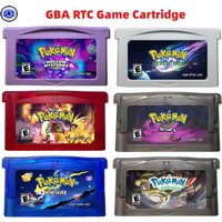 GBA English Game Cartridge ,RTC Pokemon Dreary, Darkness Falls, Hollow Mysteries,Smoky Red, Crossroads,GBA ROM Modified Version