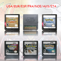 NDS Game Cartridge Pokemon Series Platinum Pearl Diamond HeartGold SoulSilver USA/EUR/FRA/ITA/NOE/AUS/ESP Version for NDS