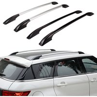 Universal Car Roof Rack Vertical Rod Aluminum Alloy Non-punching Roof Rack Decorative Strip Modified Accessories Verticals Rods