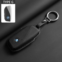 Fashion Full Flip Leather Car Key Case Fob Key Protector For BMW 7 Series G07 G09 G70 G81 XM U06 M3 2023 X1 X7 iX i7 I20 U11 LCI